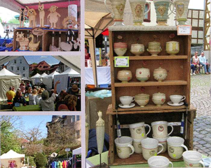 Kunsthandwerkermarkt auf dem Wächtersbacher Marktplatz