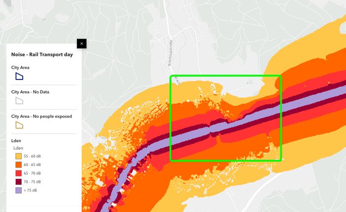 Noise Contour Map Neudorf