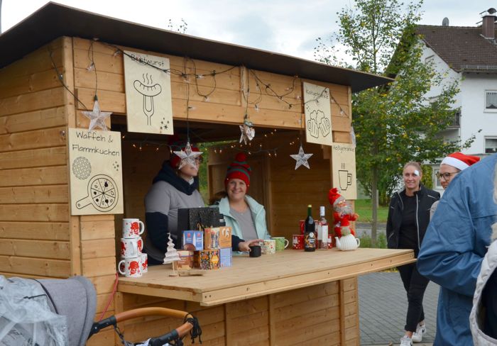 Der Weihnachtsmarktstand